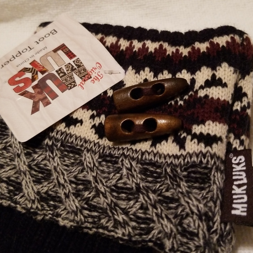 MUK LUK sweater boot topper